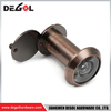 DV1005 Visor de ojo de puerta personalizado Lente gran angular resistente al fuego Visor de mirilla de puerta