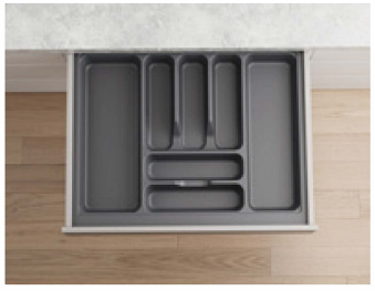 CT-700C Bandeja Clásica con ranuras fijas para adaptarse al ancho del cajón 