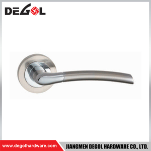 Elegante manija de puerta de zinc y aluminio, acabado fino, mejora la estética de su hogar