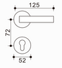 Tirador de puerta minimalista de zinc y aluminio, diseño elegante, mejora cualquier habitación