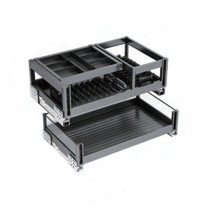 Las cestas extraíbles para gabinetes de cocina CPB95 se utilizan para almacenamiento en la cocina